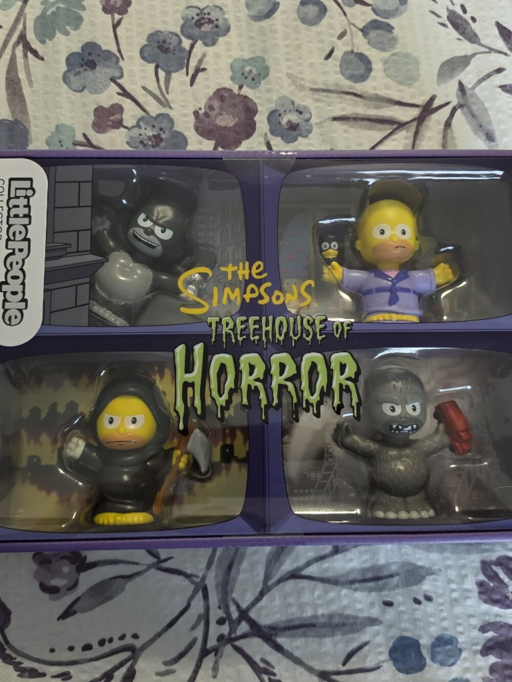 Little People THE SIMPSONS TREEHOUSE OF HORROR SET - NEW, Fisher-Price